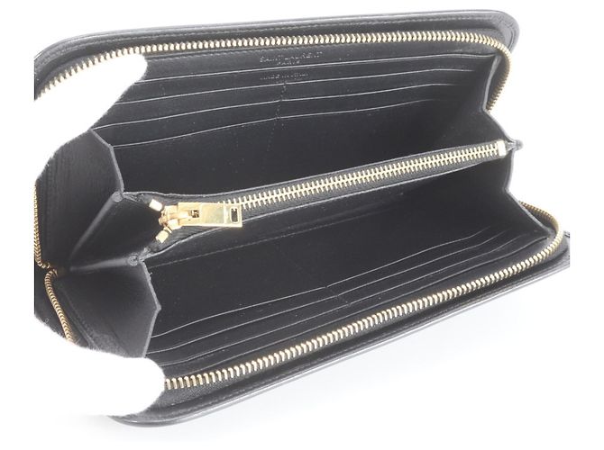 Yves Saint Laurent Leder-Langbrieftasche - Ansicht 6