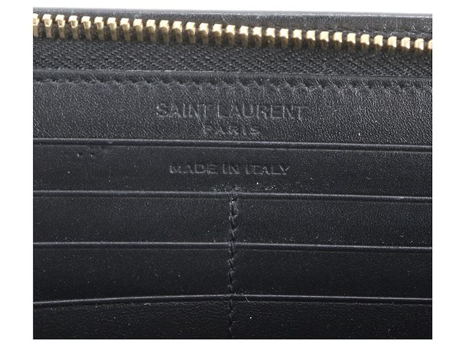Yves Saint Laurent Leder-Langbrieftasche - Ansicht 8