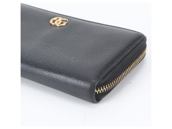 Cartera larga de piel Gucci GG Marmont - vista 3