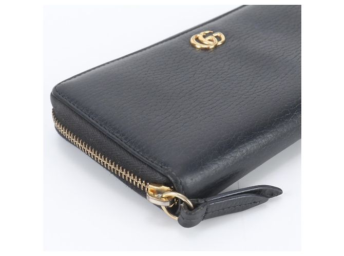Cartera larga de piel Gucci GG Marmont - vista 5