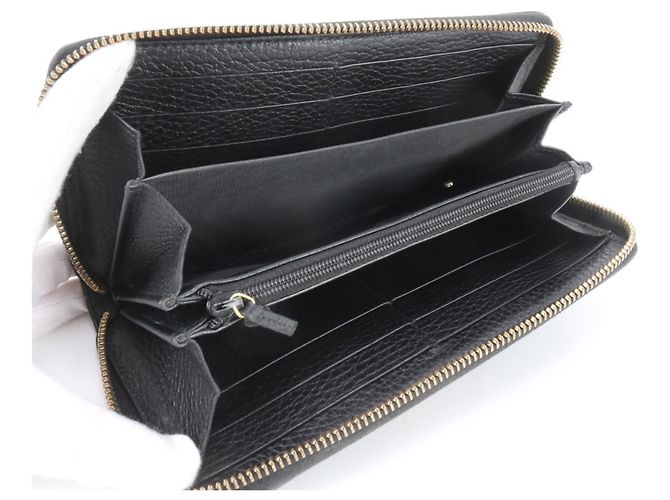 Cartera larga de piel Gucci GG Marmont - vista 6