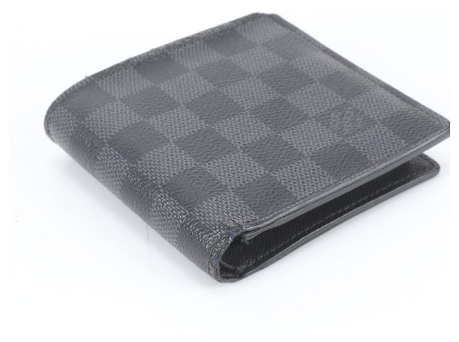 Louis Vuitton Damier Graphite Portefeuille Marco Bi-fold Wallet - vista 3