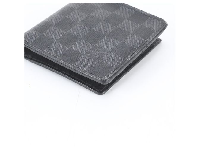 Louis Vuitton Damier Graphite Portefeuille Marco Bi-fold Wallet - vista 4