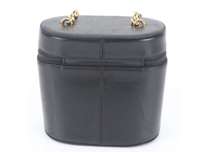 Borsa a tracolla in pelle blu navy Christian Dior - vista 2