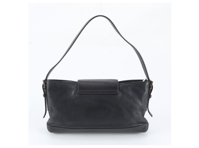 Loewe One-Shoulder Handtasche aus schwarzem Leder - Ansicht 3