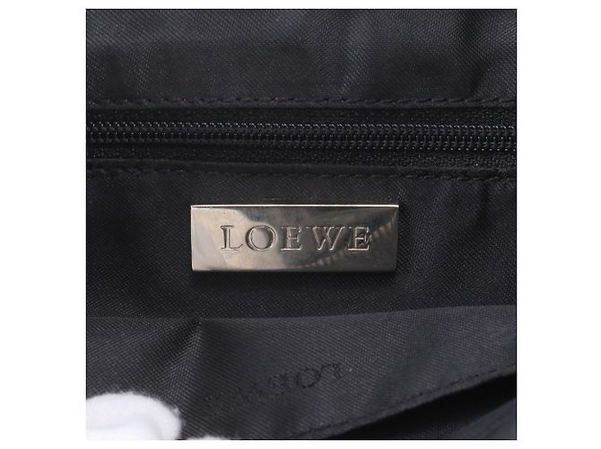 Loewe One-Shoulder Handtasche aus schwarzem Leder - Ansicht 8