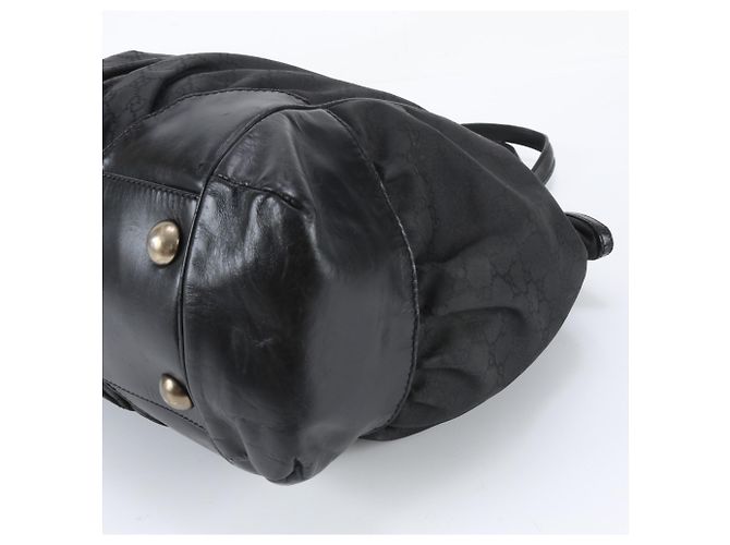 Gucci GG Nylon Leder Tote Bag - Ansicht 4