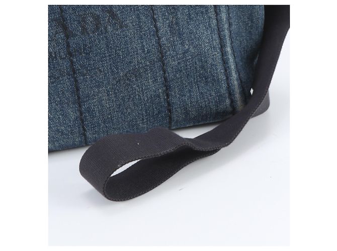 Bolsa de Ombro 2-Way Prada Canapa Denim - vista 2