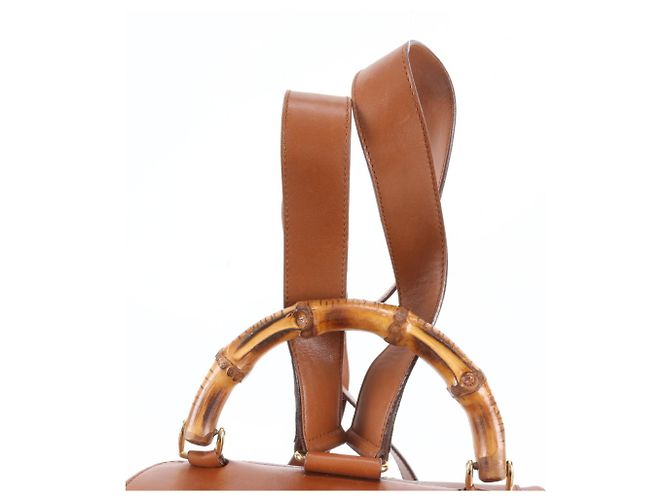 Zaino in pelle Bamboo Gucci da donna - vista 2