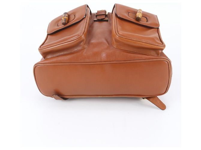 Zaino in pelle Bamboo Gucci da donna - vista 6