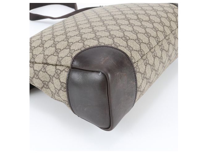 Borsa a tracolla Gucci GG Supreme in pelle - vista 4
