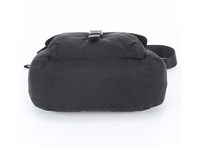 Borsa a tracolla in pelle e nylon Tessuto con logo triangolare Prada - vista 6