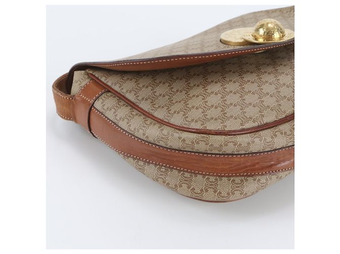 Céline Celine Macadam Starball Schultertasche aus Leder - Ansicht 6