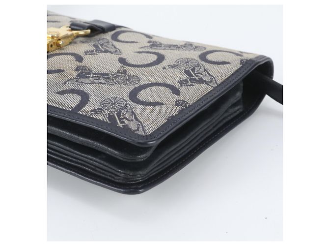 Céline Bolso de hombro Celine C Macadam de piel - vista 4