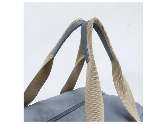 Borsa Boston Tote Prada in nylon Tessuto con logo triangolare e pelle - vista 2