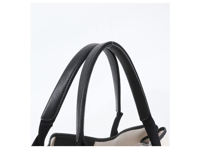 Borsa Tote Cabas Balenciaga in pelle blu navy - vista 2