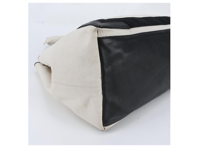 Borsa Tote Cabas Balenciaga in pelle blu navy - vista 6