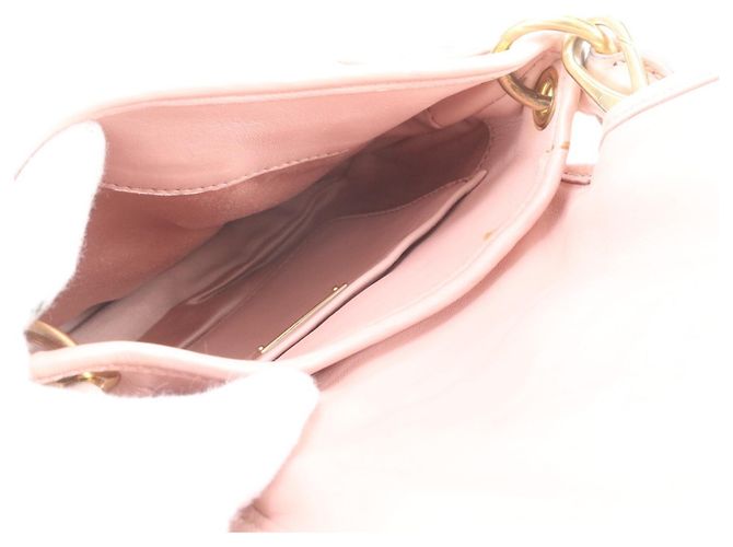 Bolsa de couro Miu Miu Matelassé Crystal Bijou - vista 8