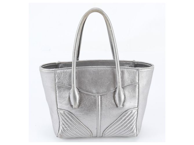 Borsa Tote Miu Miu in pelle Nappa Biker - vista 3