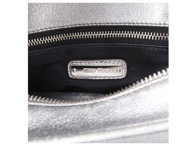 Borsa Tote Miu Miu in pelle Nappa Biker - vista 9