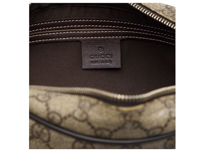 Borsa a tracolla Gucci Beige GG Supreme - vista 5