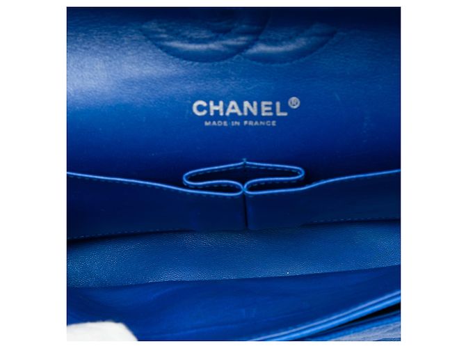 Chanel Blue Medium Classic Caviar Double Flap - vista 4
