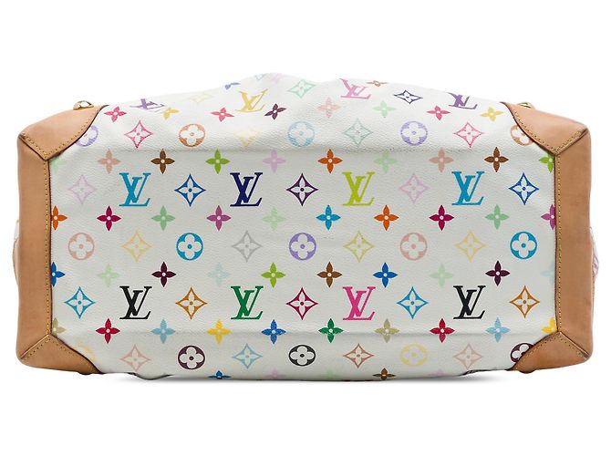 Louis Vuitton White Monogram Multicolore Ursula - view 3