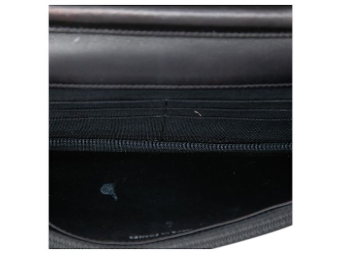 Portafoglio Chanel Black CC Quilted Patent Wallet On Chain - vista 4