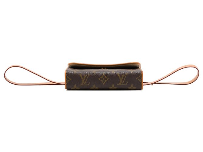 Louis Vuitton Brown Monogram Pochette Florentine - vista 3