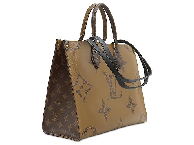 Louis Vuitton Brown Monogram Reverse Giant OnTheGo MM - vista 2