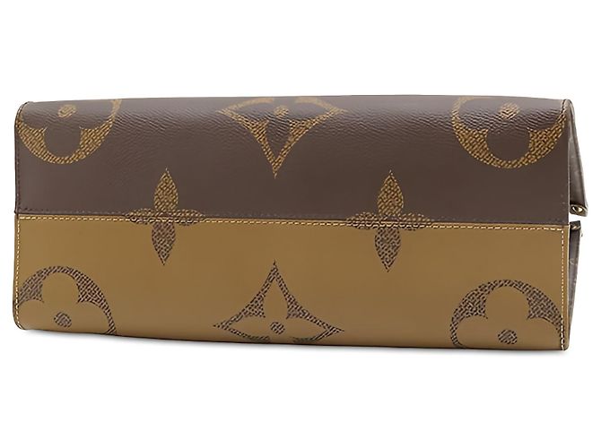 Louis Vuitton Brown Monogram Reverse Giant OnTheGo MM - vista 3