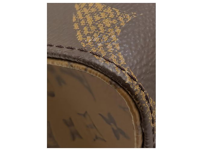 Louis Vuitton Brown Monogram Reverse Giant OnTheGo MM - vista 9