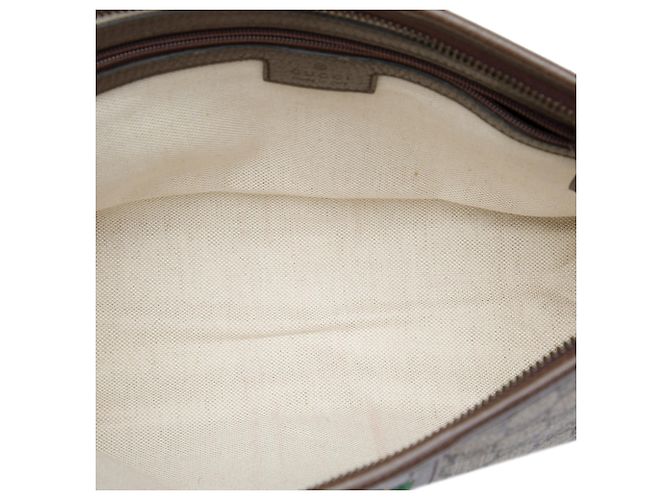 Gucci Beige GG Supreme Web Ophidia Clutch - Ansicht 4