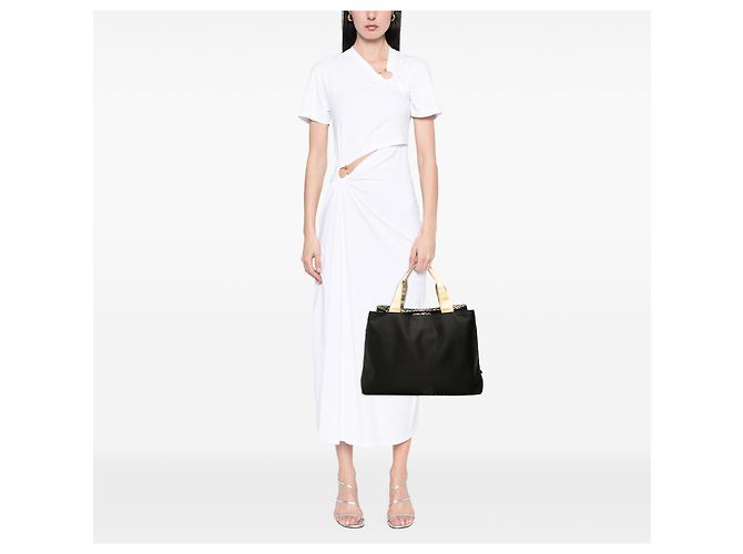 Burberry Nylon-Tote mit schwarzem Nova Check Besatz - Ansicht 6