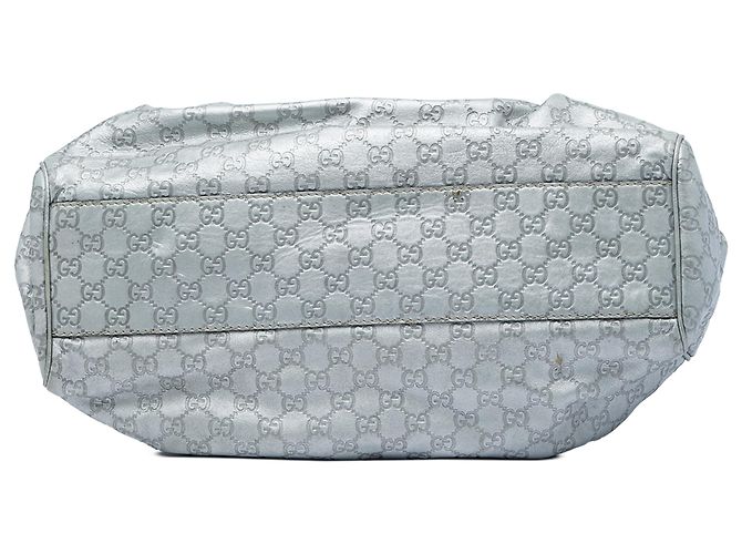Borsa Tote Gucci Silver Large Guccissima Sukey - vista 3