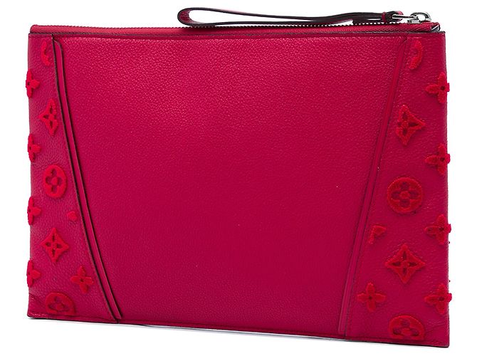 Louis Vuitton Red Veau Cachemire W Pochette - vista 2