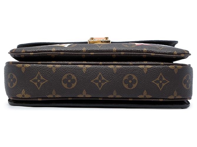 Louis Vuitton Brown Monogram Love Lock Pochette Metis - vista 3