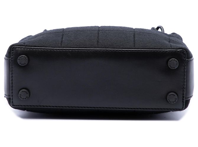 Chanel Black CC Chocolate Bar Jersey Handtasche - Ansicht 3