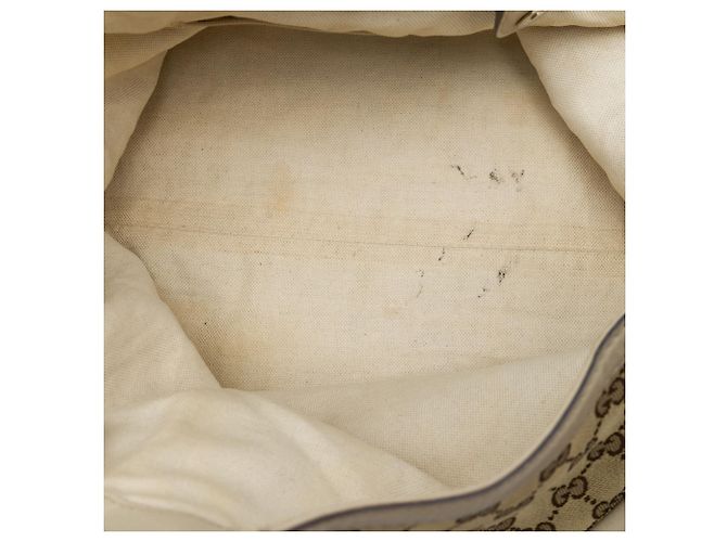 Gucci Sukey Tote Large aus beige GG Canvas - Ansicht 4