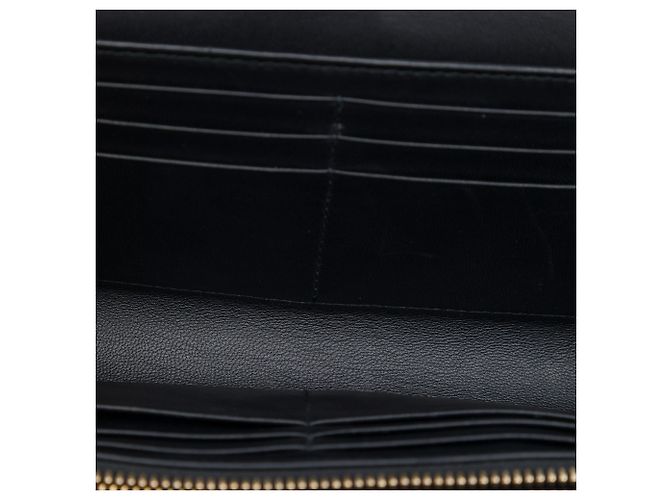 Diorama Wallet On Chain aus schwarzem Leder mit Pailletten Dior - Ansicht 4