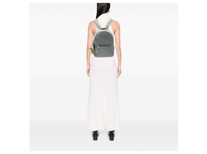 Zaino Louis Vuitton Gray Monogram Titanium Backpack PM - vista 6