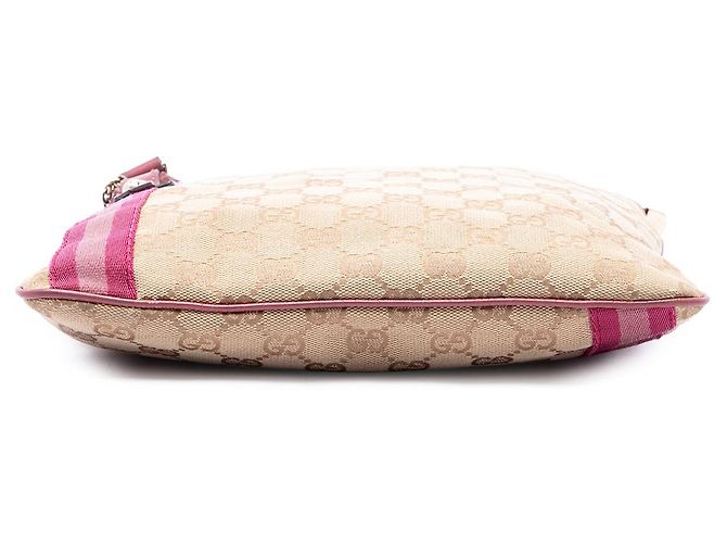 Gucci Beige GG Canvas Jolicoeur Crossbody - vista 3