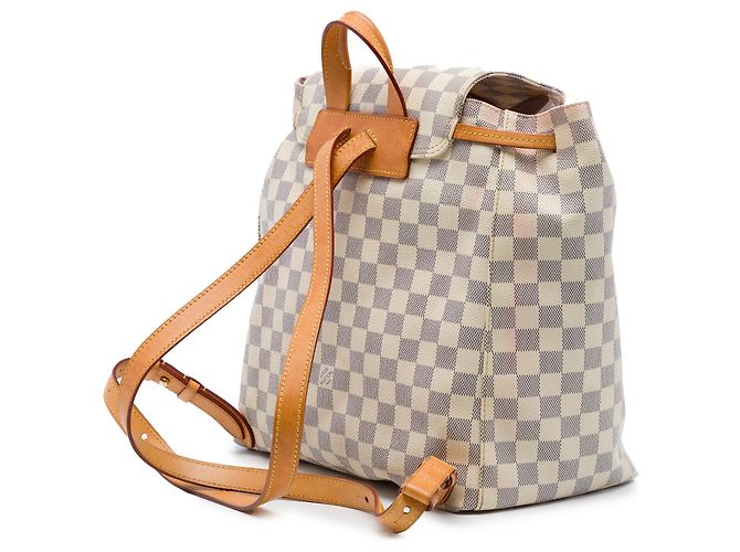 Louis Vuitton White Damier Azur Sperone - vista 2