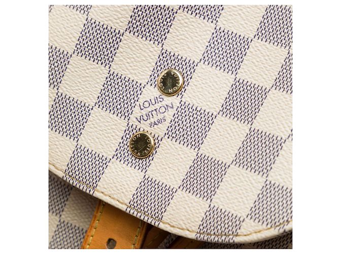 Louis Vuitton White Damier Azur Sperone - vista 5