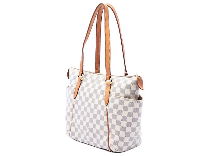 Louis Vuitton White Damier Azur Totally PM - vista 2