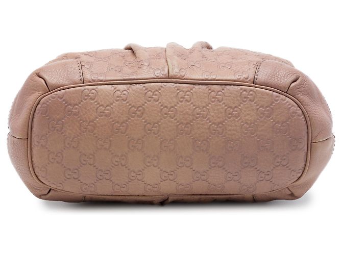 Borsa Satchel Gucci Brown Guccissima Sukey - vista 3