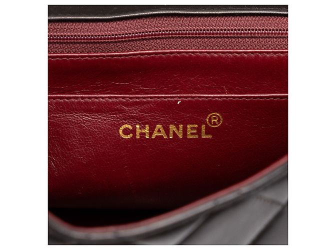 Chanel Black Small Quilted Lambskin Diana Single Flap - Ansicht 5