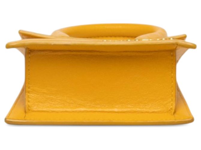 Jacquemus Yellow Mini Leather Le Chiquito - Ansicht 3