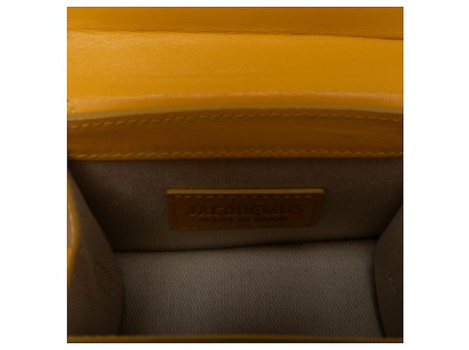 Jacquemus Yellow Mini Leather Le Chiquito - Ansicht 4