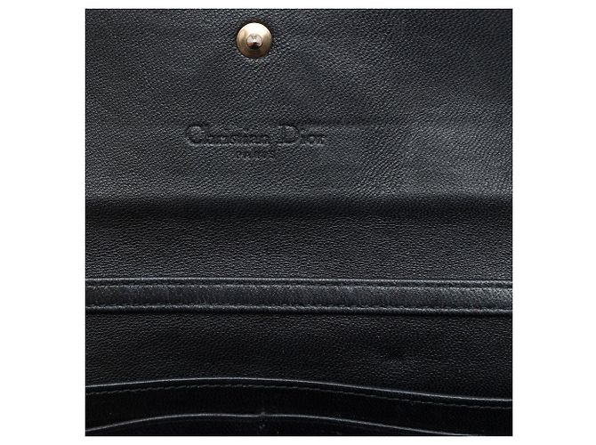 Dior Lady Dior Wallet On Chain aus schwarzem Lammleder Cannage - Ansicht 5